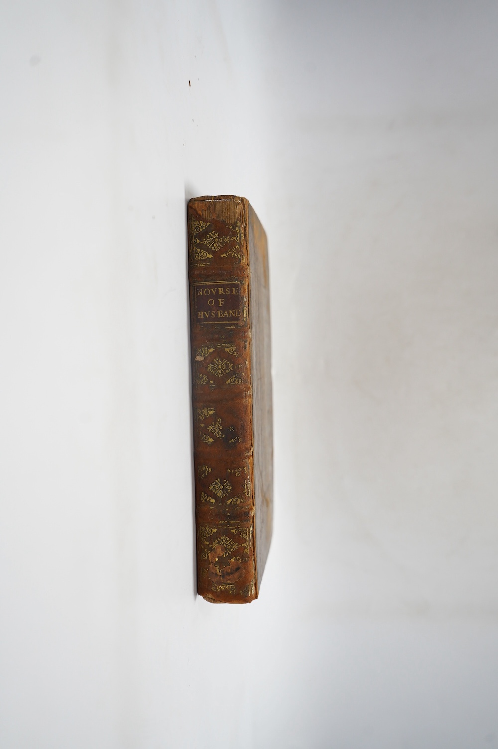 Nourse, Timothy - Campania Foelix. Or, a Discourse of the Benefits and Improvements of Husbandry....frontis.; contemp. panelled calf including gilt decorated spine with maroon label. printed for Tho. Bennet, 1700